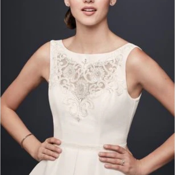 David’s Bridal WG3709 White Wedding gown - Picture 2 of 5